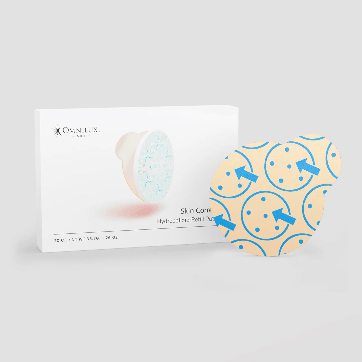 Omnilux Mini Skin Corrector Hydrocolloid Refill Patches (20 ct)